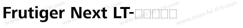 Frutiger Next LT字体转换